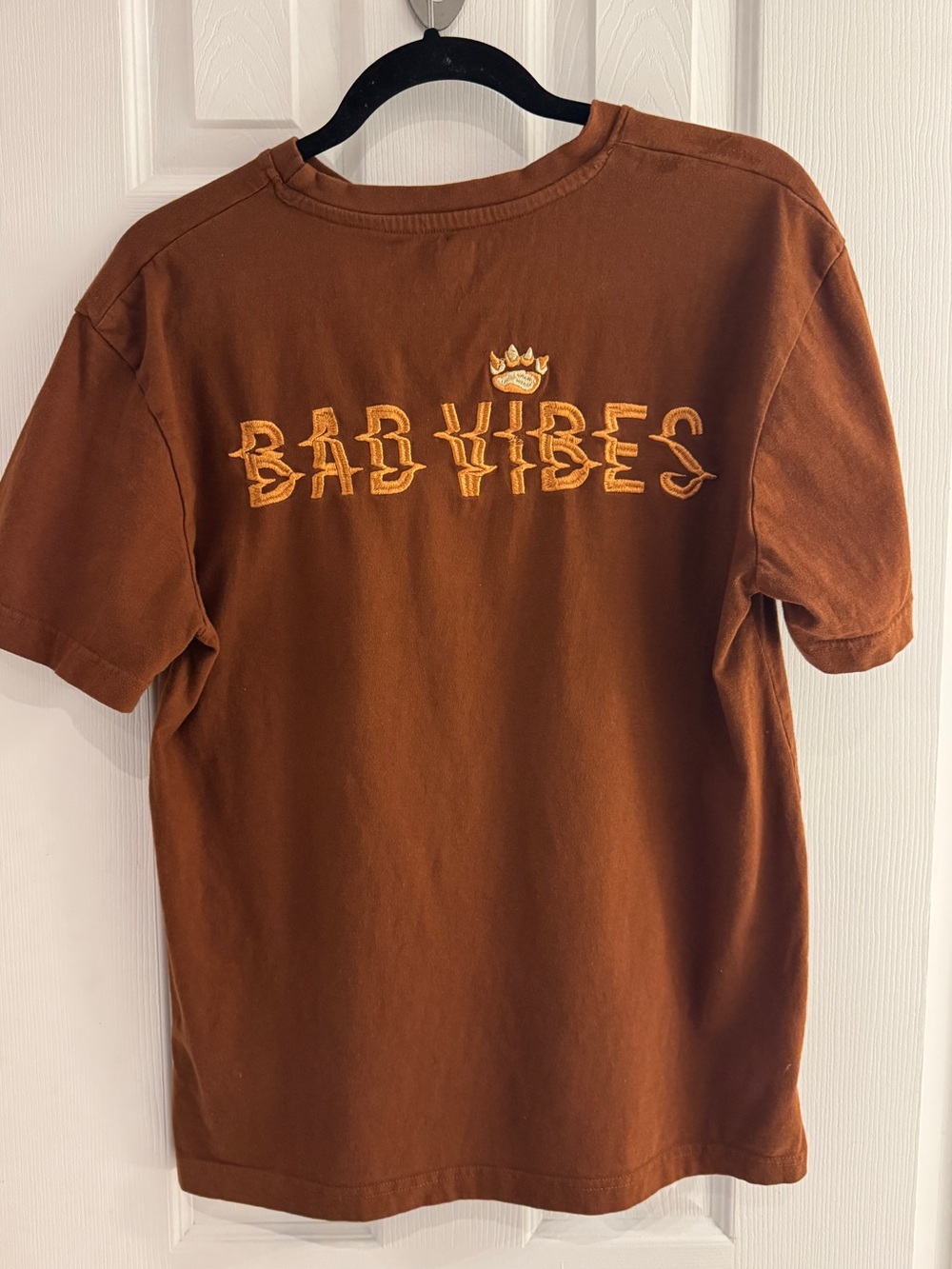 Members Only “Bad Vibes” Teddy Bear Shirt Size M